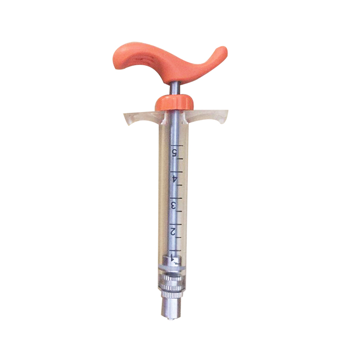 5ml orange color tpx plastic syringe